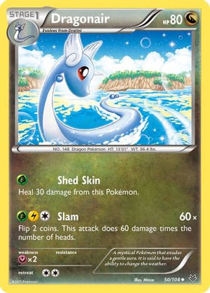 Dragonair 050/108  - Reverse Holofoil XY  Roaring Skies - Uncommon