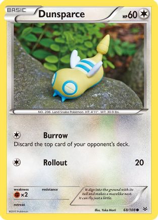 Dunsparce 068/108  XY  Roaring Skies - Common