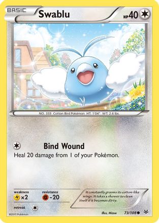 Swablu 073/108  XY  Roaring Skies - Common