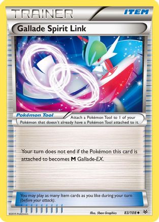 Gallade Spirit Link 083/108  XY  Roaring Skies - Uncommon