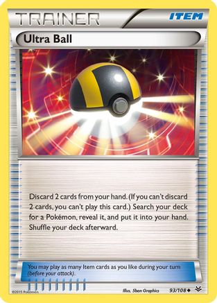 Ultra Ball 093/108  XY  Roaring Skies - Uncommon