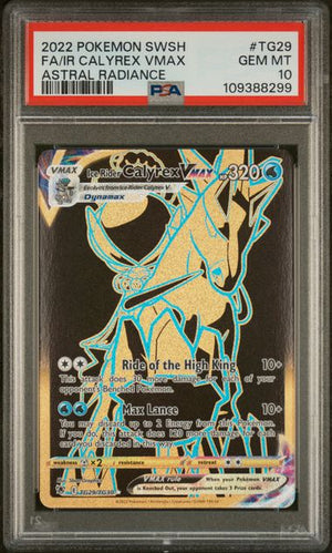 PSA 10 Ice Rider Calyrex VMAX TG29/TG30 - SWSH Astral Radiance Trainer Gallery (8299)