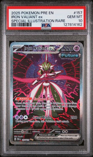 PSA 10 Iron Valiant EX #157-Prismatic Evolutions
