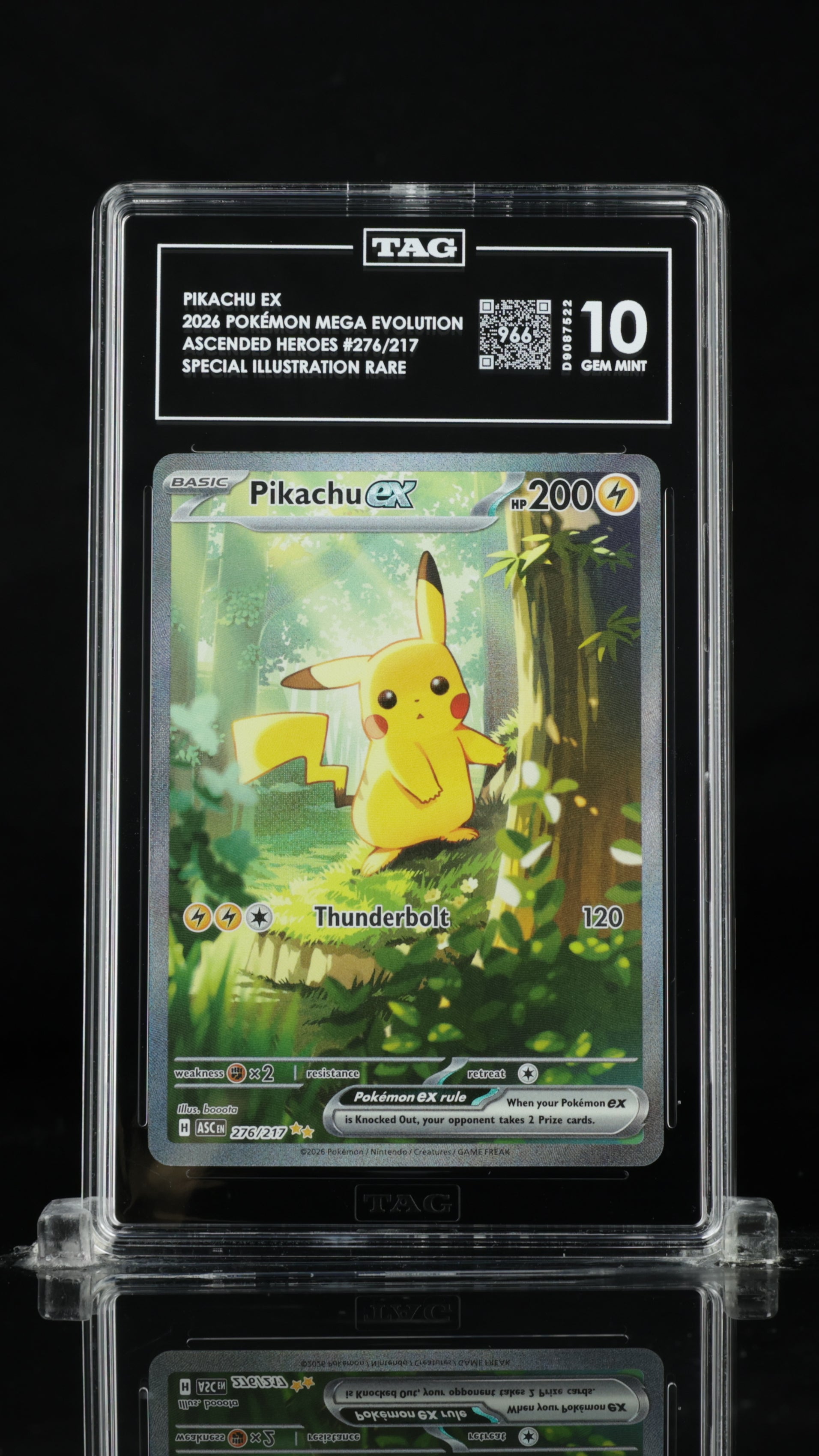 TAG 10 Pikachu ex 276/217 - MEG Ascended Heroes (7522)