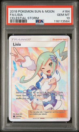 PSA 10 Lisia #164- Celestial Storm (3564)
