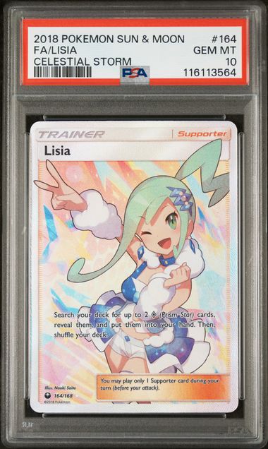PSA 10 Lisia #164- Celestial Storm (3564)