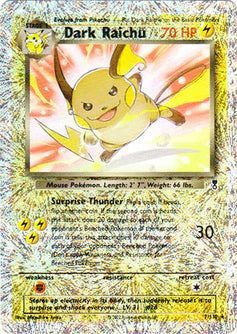 Dark Raichu 7  - Reverse Holofoil Legendary Collection - Holo Rare