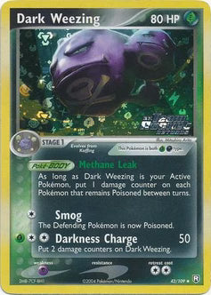 Dark Weezing 042  - Reverse Holofoil Team Rocket Returns - Uncommon
