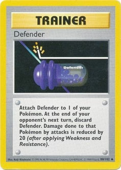 Defender 80/102  - Unlimited Base Set Shadowless - Uncommon