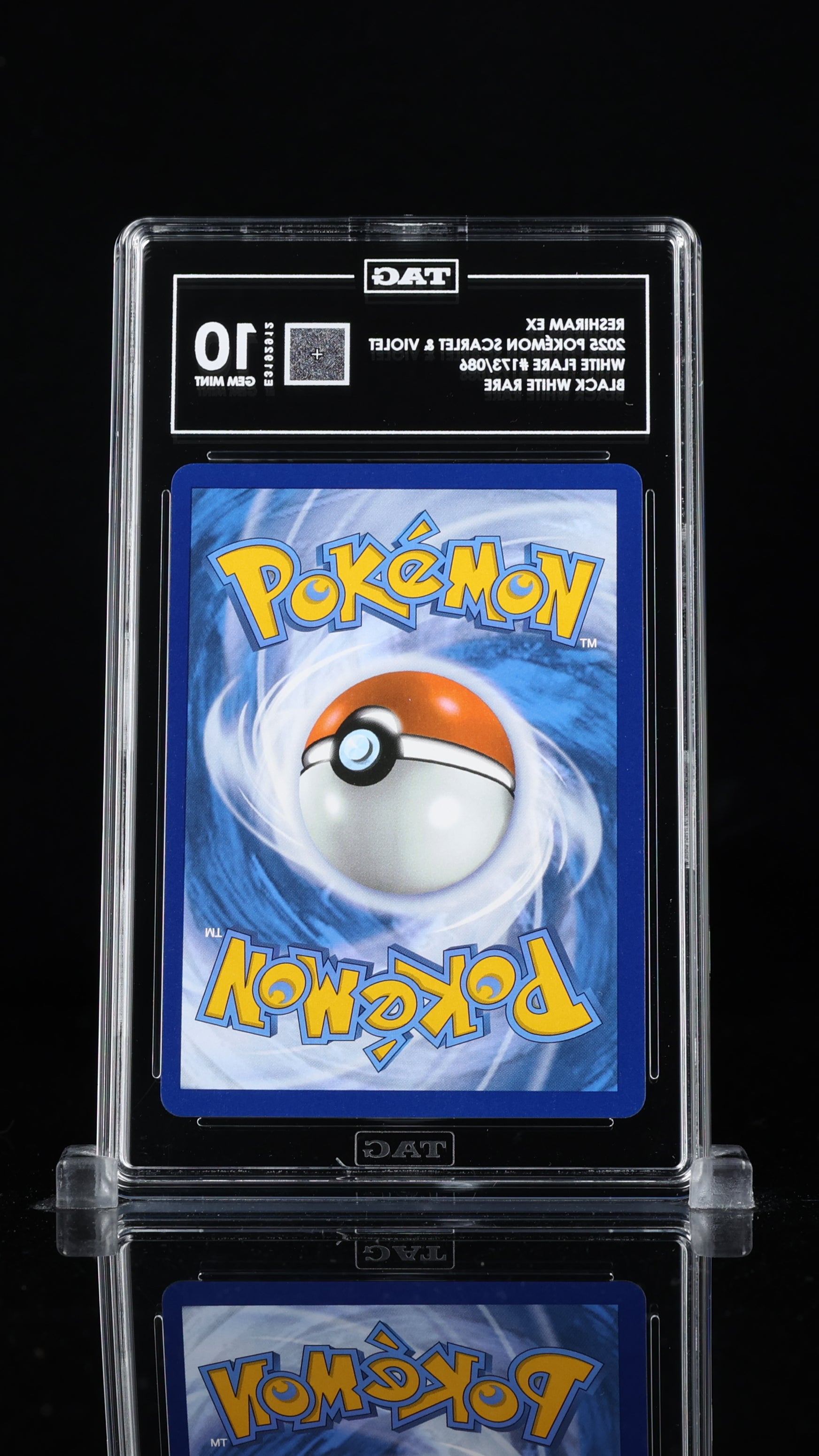 TAG 10 Reshiram EX #173/086-White Flare