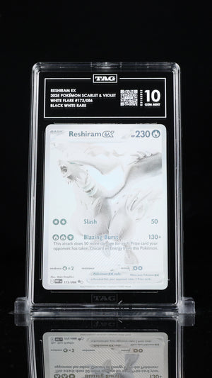 TAG 10 Reshiram EX #173/086-White Flare
