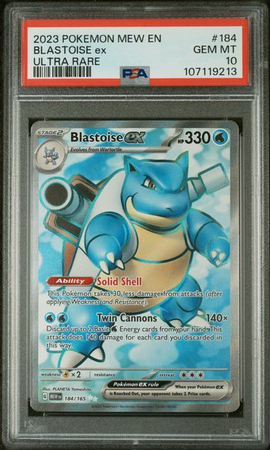 PSA 10 Balstoise EX #184-151 (9213)