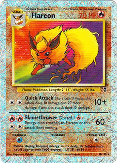 Flareon 10/110  - Reverse Holofoil Legendary Collection - Holo Rare