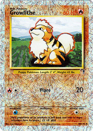 Growlithe 45/110  - Reverse Holofoil Legendary Collection - Uncommon