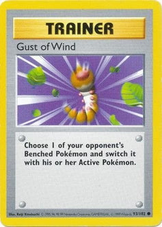 Gust of Wind 93/102  - Unlimited Base Set Shadowless - Common