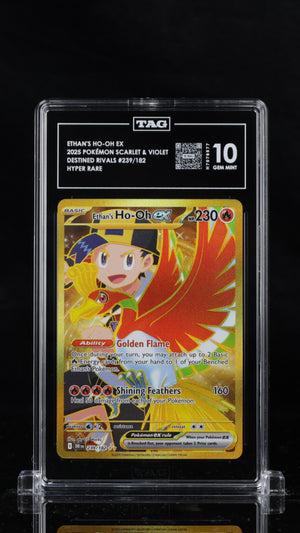 TAG 10 Ethan's Ho-oh ex 239/182 - Destined Rivals (6577)