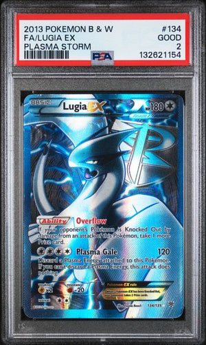 PSA 2 Lugia EX #134-Plasma Storm (1154)