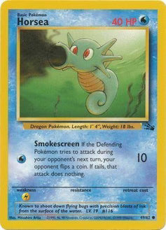 Horsea 049/62  - Unlimited Fossil - Common