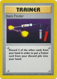 Item Finder 74/102  - Unlimited Base Set Shadowless - Rare