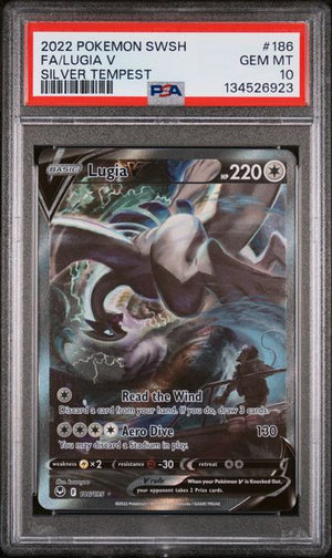 PSA 10 Lugia V 186/195 - SWSH Silver Tempest (6923)