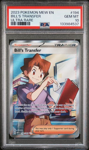 PSA 10 Bills Transfer #194-151