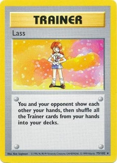 Lass 75/102  - Unlimited Base Set Shadowless - Rare