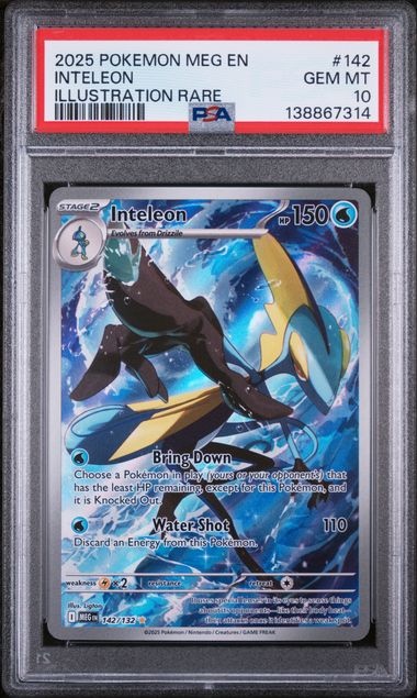 PSA 10 Inteleon 142/132 - ME Mega Evolution (7314)