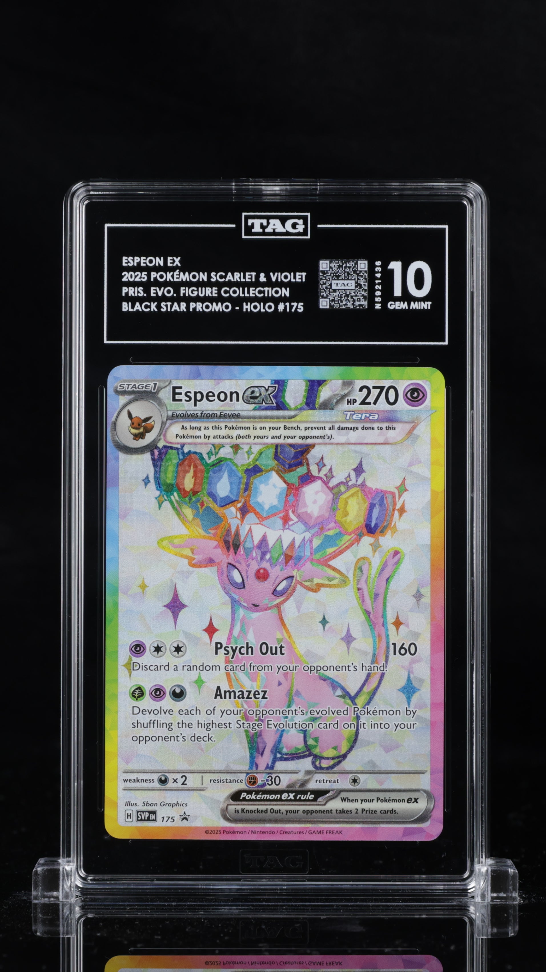 TAG 10 Espeon ex 175 - SVP Promos (1436)