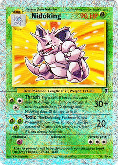 Nidoking 31/110  - Reverse Holofoil Legendary Collection - Rare
