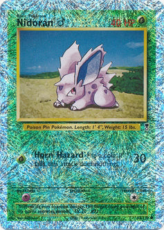 Nidoran M 83  - Reverse Holofoil Legendary Collection - Common