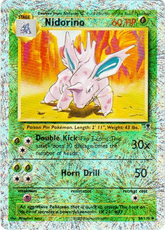 Nidorino 56  - Reverse Holofoil Legendary Collection - Uncommon