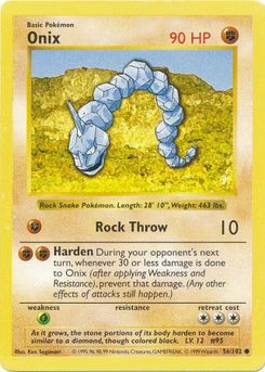 Onix 56/102  - Unlimited Base Set Shadowless - Common