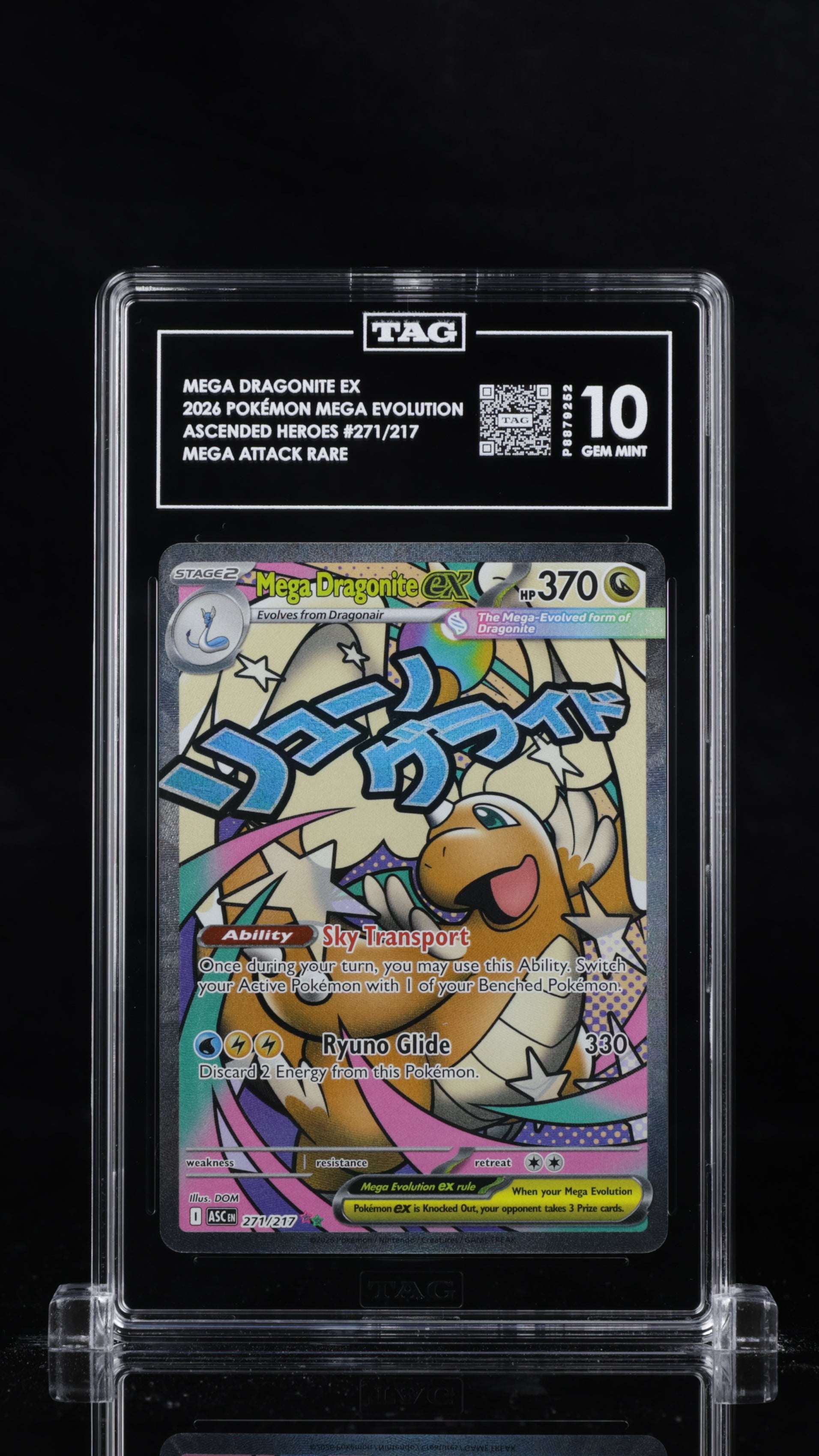 TAG 10 Mega Dragonite ex 271/217 Ascended Heroes (9252)