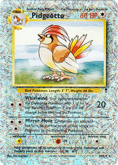 Pidgeotto 34/110  - Reverse Holofoil Legendary Collection - Rare