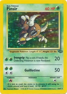 Pinsir 9/64  - Unlimited Holofoil Jungle - Holo Rare