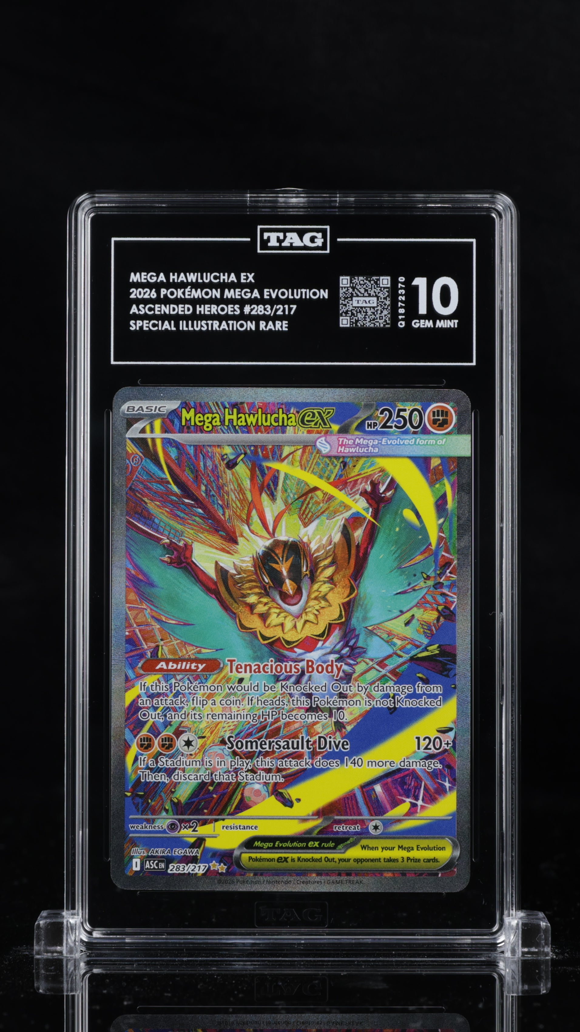 TAG 10 Mega Hawlucha ex 283/217 - Ascended Heroes (2370)