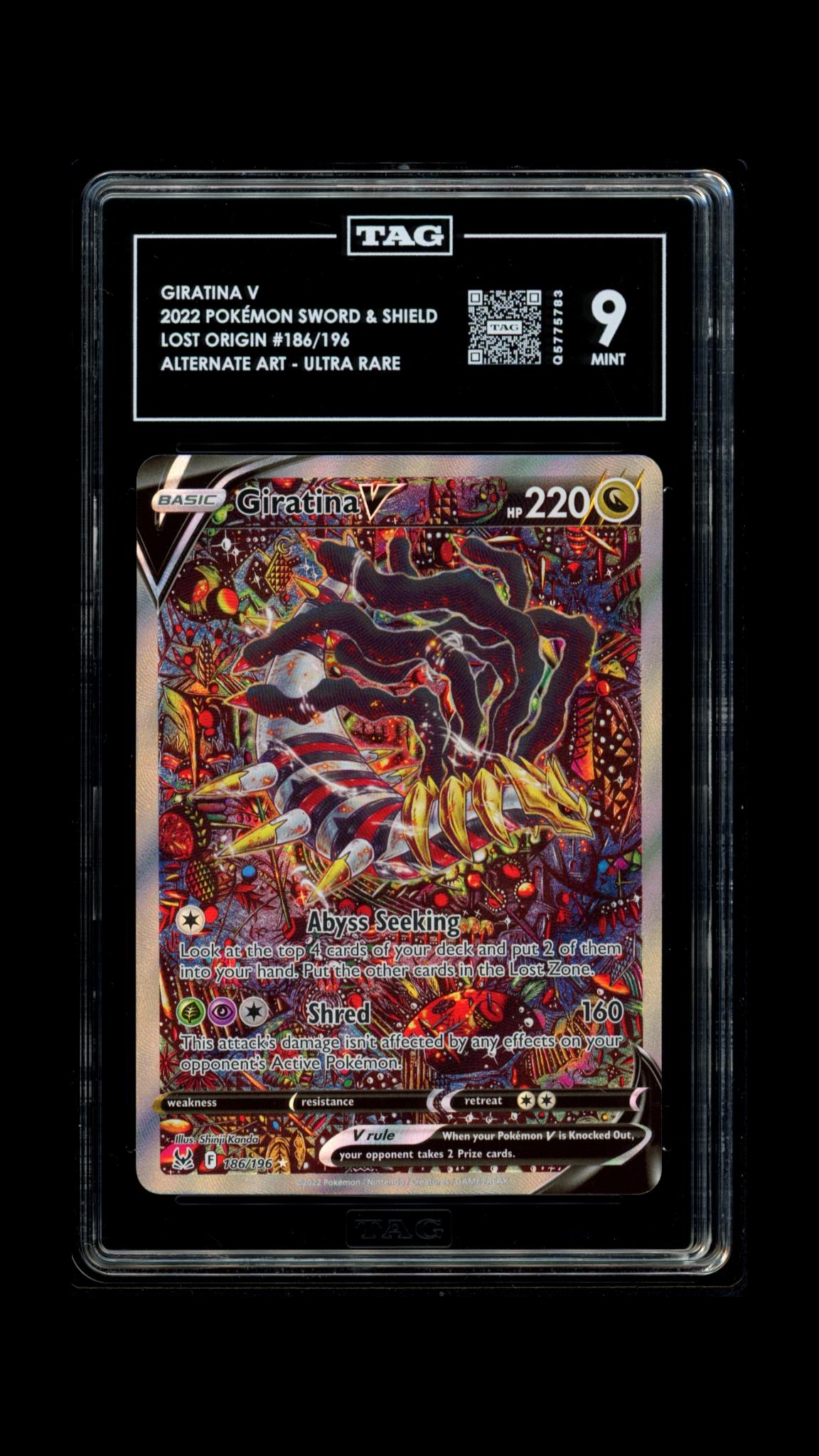 TAG 9 Giratina V 186/196 - SWSH Lost Origin (5783)
