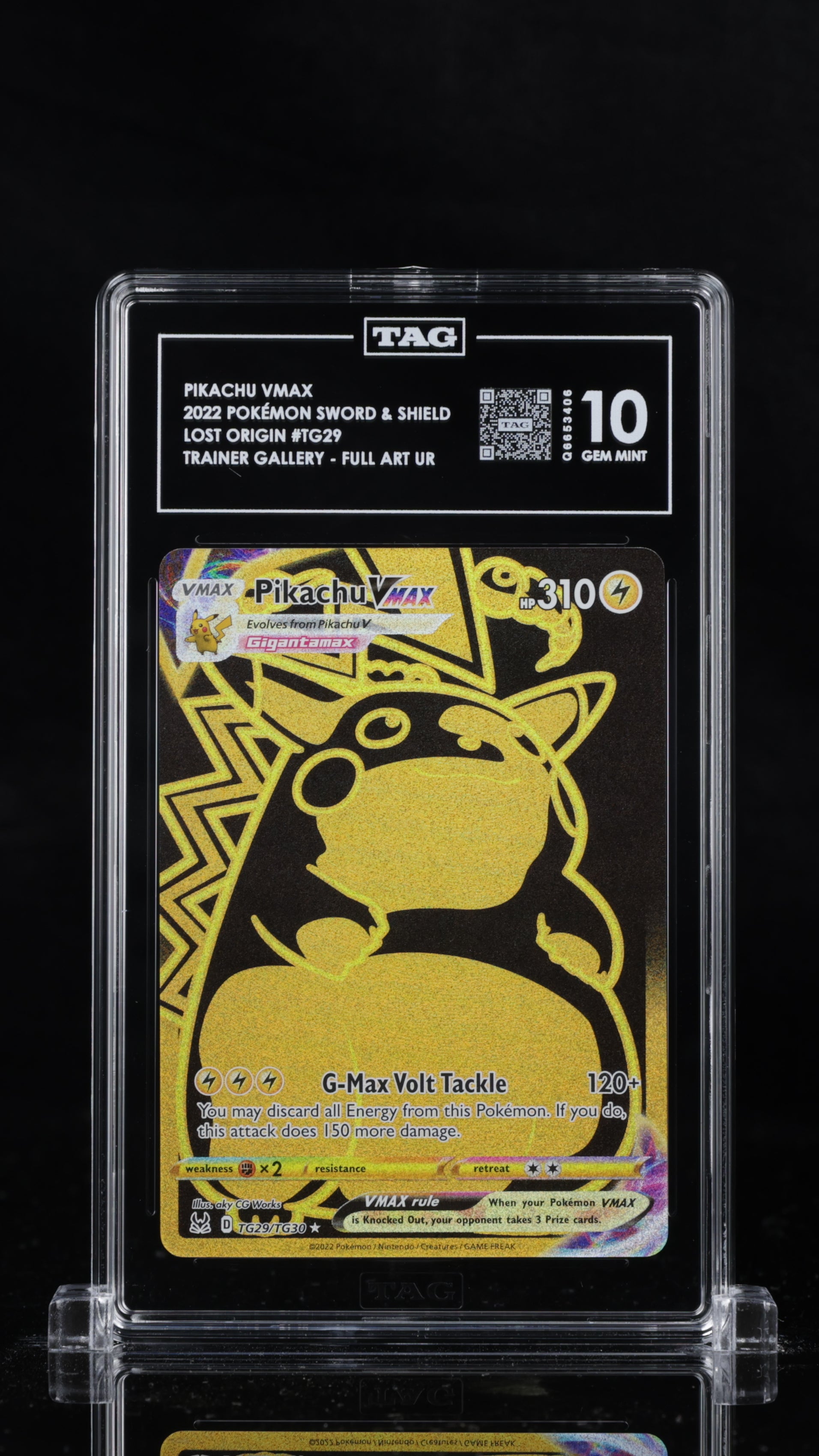 TAG 10 Pikachu VMAX TG29/TG30 - Lost Origin Trainer Gallery (3406)
