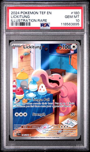 PSA 10 Lickitung 180/162 - SV Temporal Force (3895)