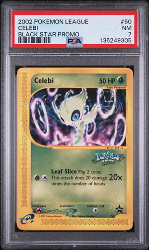 PSA 7 Celebi #50-Black Star Promo (9305)