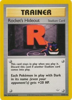 Rocket's Hideout 063/64  - Unlimited Neo Revelation - Uncommon