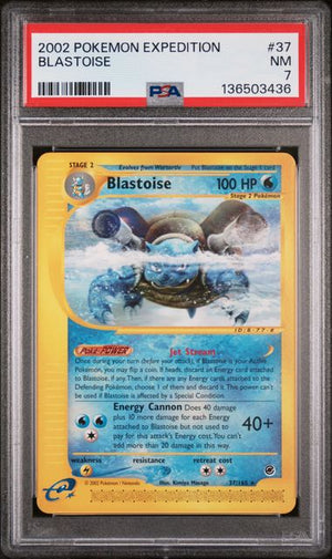 PSA 7 Blastoise 37/165 - Expedition (3436)