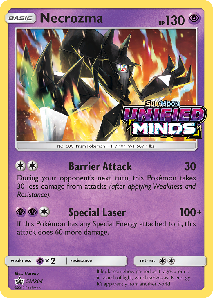 Necrozma (Prerelease) SM204  - Holofoil SM Promos - Promo