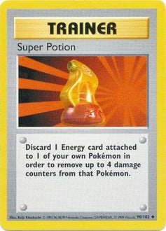 Super Potion 90/102  - Unlimited Base Set Shadowless - Uncommon