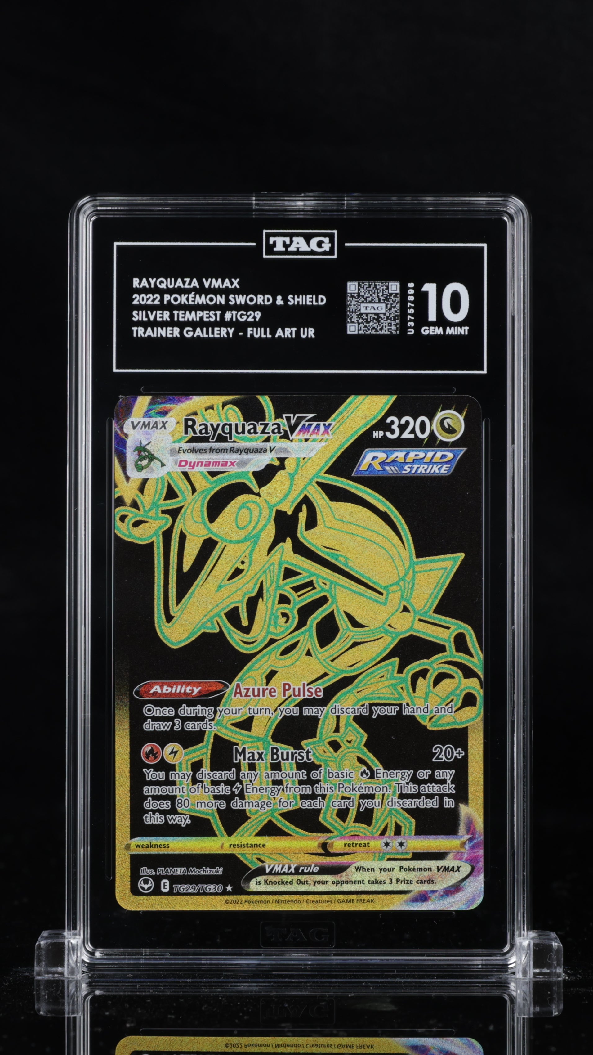 TAG 10 Rayquaza VMAX TG29/TG30 - Silver Tempest Trainer Gallery (7896)
