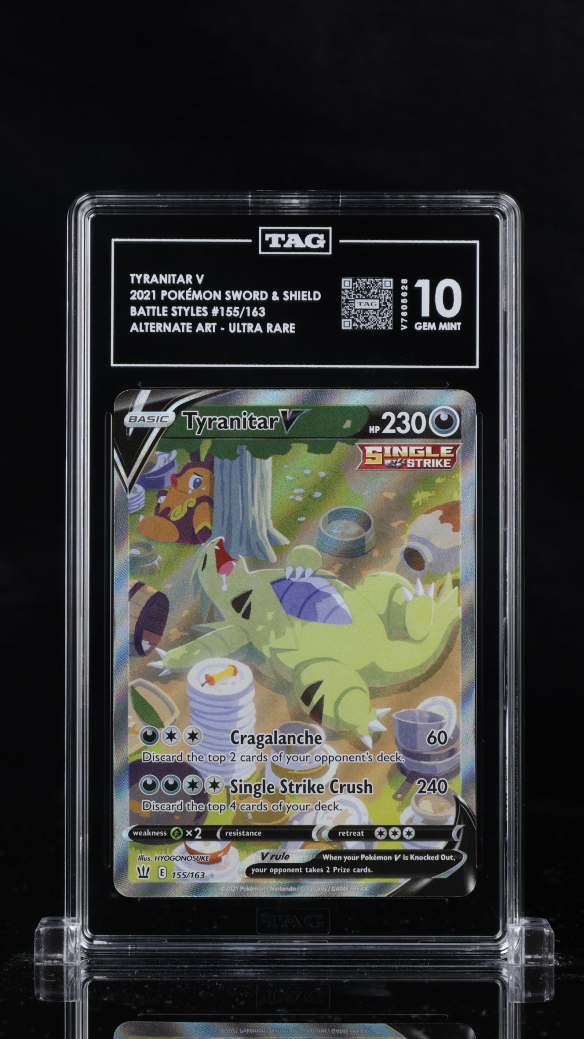 TAG 10 Tyranitar V 155/163 - Battle Styles (5628)