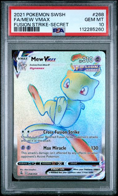 PSA 10 Mew VMAX #268-151