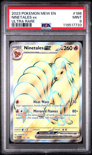 PSA 9 Ninetales EX #186-151 (7733)