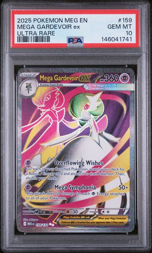 PSA 10 Mega Gardevoir ex 159/132 - MEG Mega Evolution (1741)