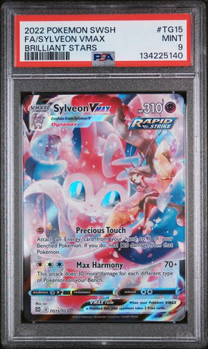 PSA 9 Sylveon VMAX #TG15-Brilliant Stars
